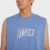 Titan Hoops Talk Sleeveless Tank - Colony Blue