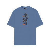 Titan Hoops Talk Play Tee - Colony Blue